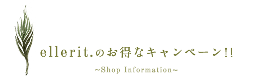 elle rit.のお得なキャンペーン