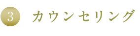 3.カウンセリング